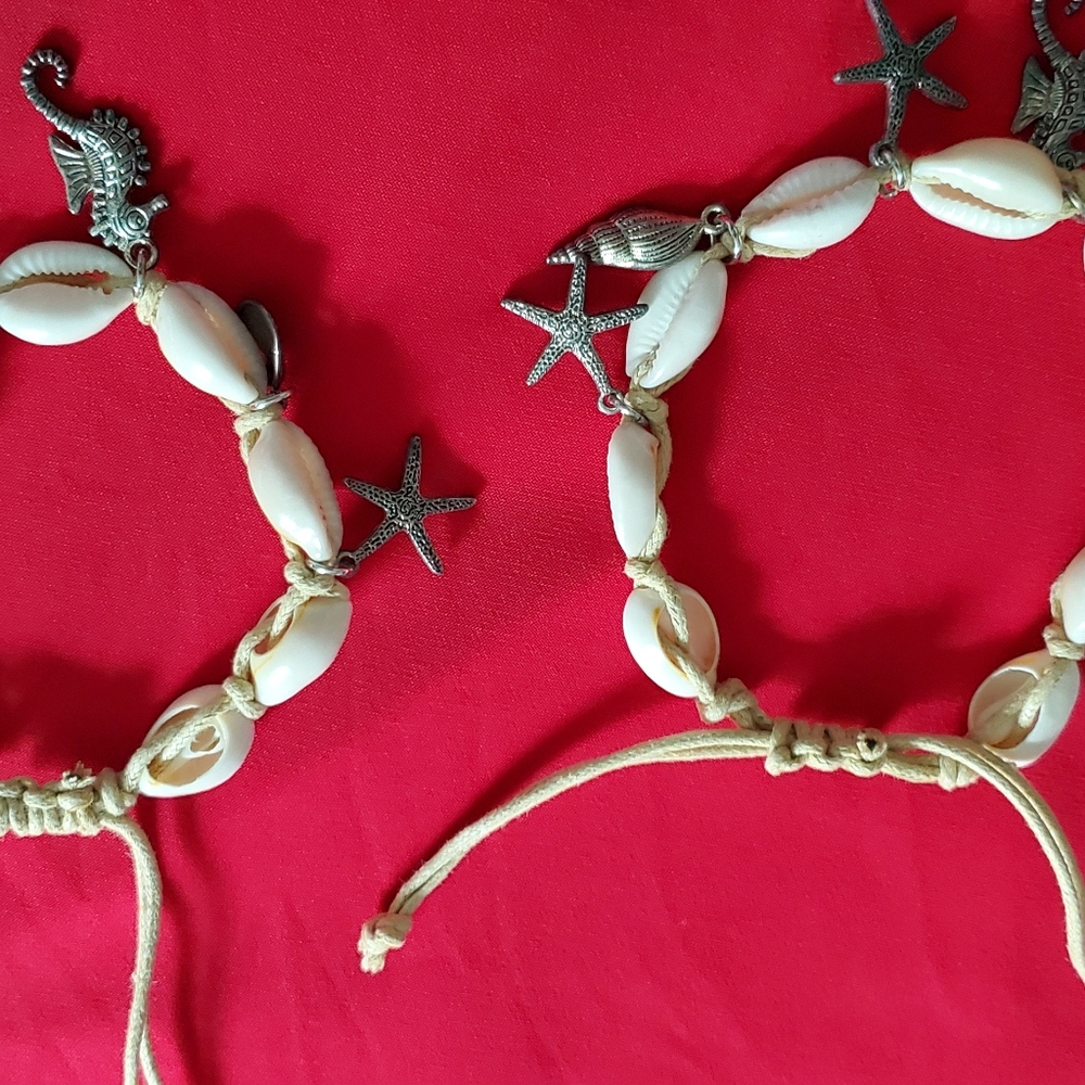 Two shell bracelets